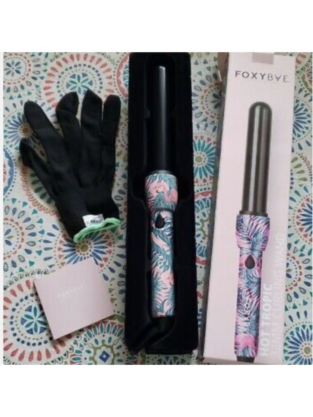Foxybae Hot Tropic 32mm Wand - Limited Edition - FREE Heat Glove
